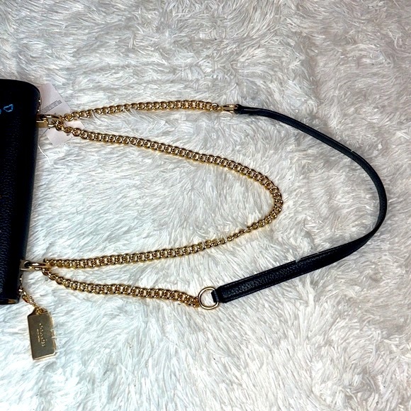 New Coach Klare Leather Crossbody Shoulder Bag Purse With Diary Embroidery Black - Picture 10 of 17